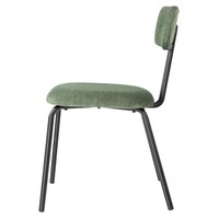 Bolero Fairfield chairs | dark walnut/green mix | (set 2)