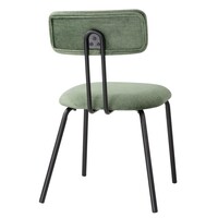 Bolero Fairfield chairs | dark walnut/green mix | (set 2)
