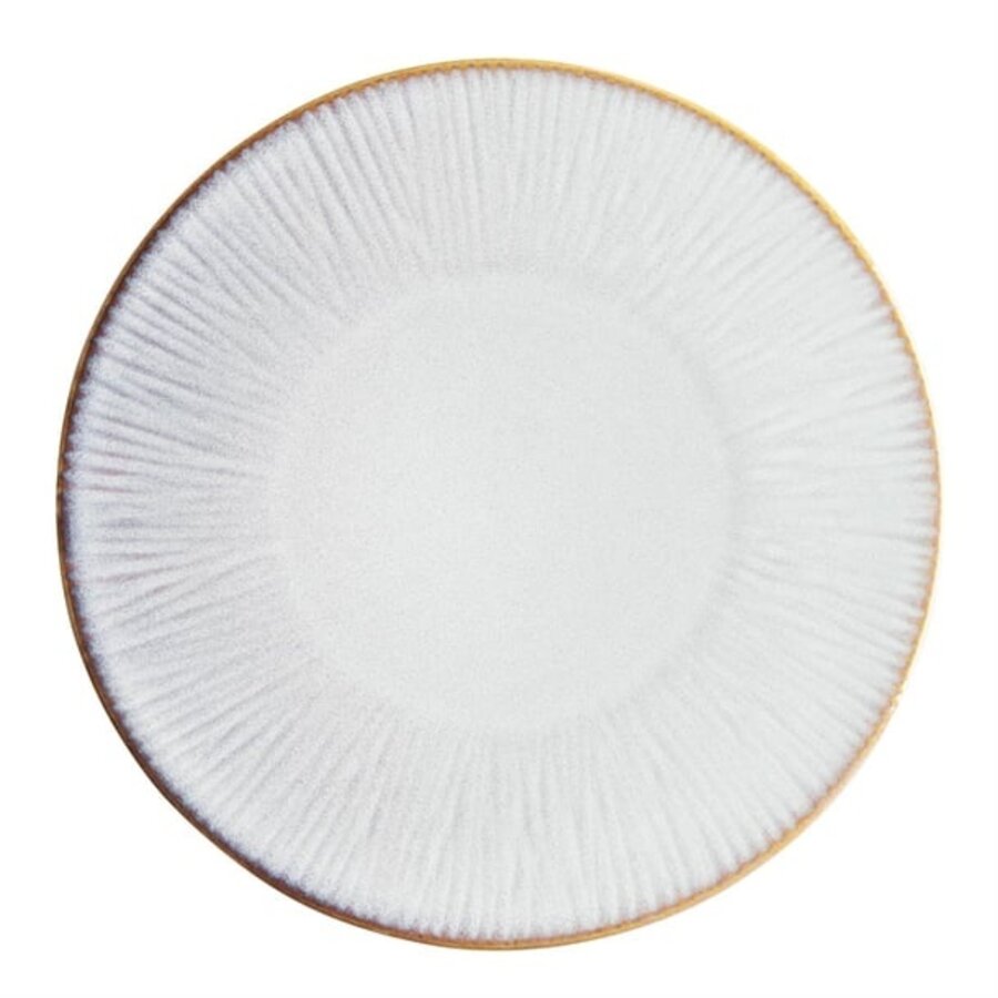 Assiettes à découper grises avec relief, 280 mm, lot de 4, 3h x 28Øcm