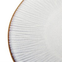 Assiettes à découper grises avec relief, 280 mm, lot de 4, 3h x 28Øcm