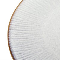 Grey coupe plates with relief, 220 mm pack of 6 2.4hx 22Øcm