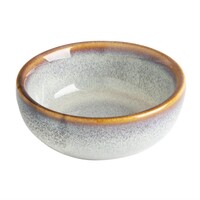 Grey plain dip bowls 78 mm pack of 8 2.9hx 7.8Øcm