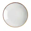 Olympia Grey Coupe Low Bowls met reliëf, 260 mm pak van 4 4,4hx 26Øcm