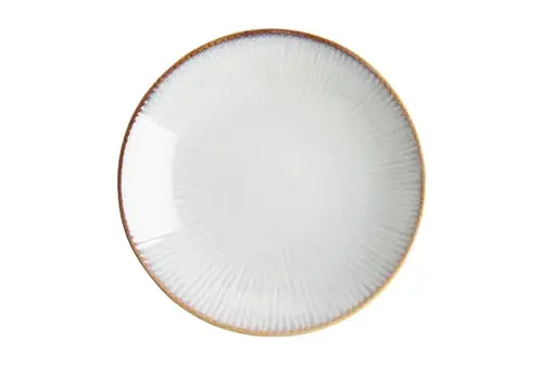  Olympia Grey Coupe Low Bowls met reliëf, 260 mm pak van 4 4,4hx 26Øcm 