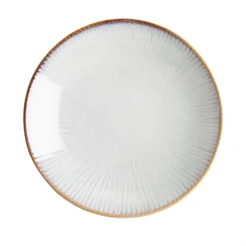  Olympia Grey Coupe Low Bowls met reliëf, 260 mm pak van 4 4,4hx 26Øcm 