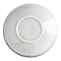 Bols bas gris coupés avec relief, 260 mm, lot de 4, 4,4 h x 26 Ø cm