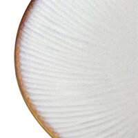 Grey Coupe Low Bowls met reliëf, 260 mm pak van 4 4,4hx 26Øcm