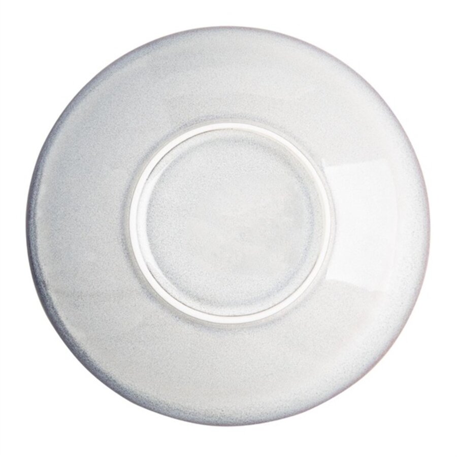 Graue, schlichte Coupe-Schalen, niedrig, 260 mm, 4er-Pack, 4,4 h x 26 Ø cm