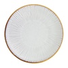 Olympia Grey coupe plates with relief, 180 mm pack of 6 2.1hx 18Øcm