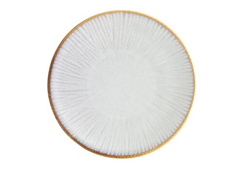  Olympia Grey coupe plates with relief, 180 mm pack of 6 2.1hx 18Øcm 
