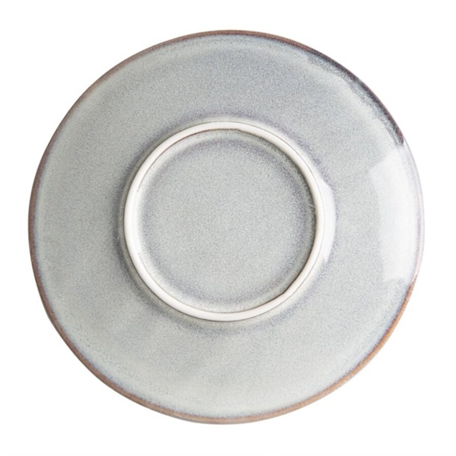 Graue Coupeteller mit Relief, 180 mm 6er-Pack 2,1h x 18Øcm