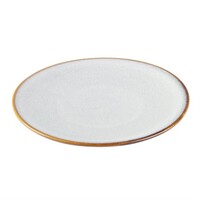 Grey plain coupe plates 180 mm pack of 6 2.1h x 18Øcm