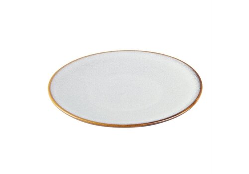  Olympia Grey plain coupe plates 180 mm pack of 6 2.1h x 18Øcm 