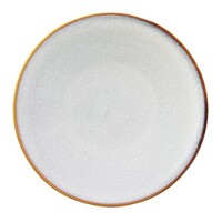 Grey plain coupe plates 180 mm pack of 6 2.1h x 18Øcm