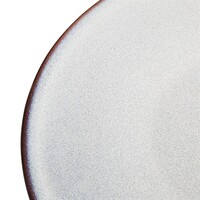Grey plain coupe plates 180 mm pack of 6 2.1h x 18Øcm