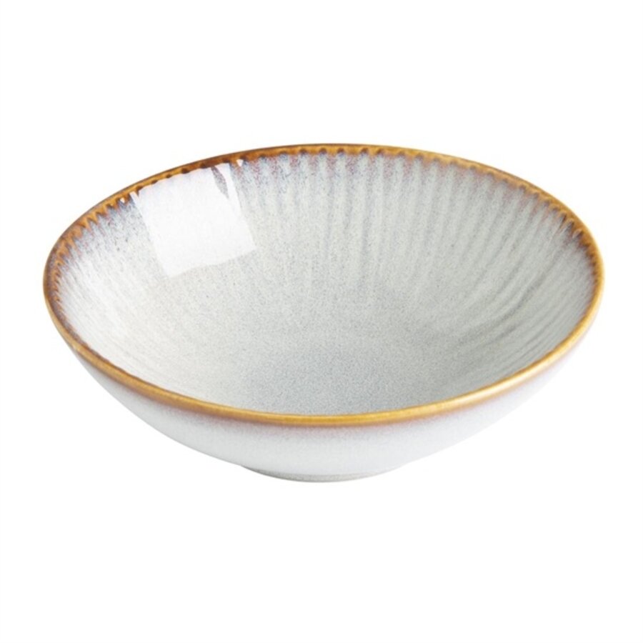 Graue Coupéschalen mit Relief, 155 mm, 6er-Pack, 4,7h x 15,5Øcm