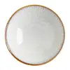 Olympia Coquilles grises coupées avec relief, 205 mm, lot de 4, 6,5 h x 20,5 Ø cm