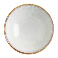 Coquilles grises coupées avec relief, 205 mm, lot de 4, 6,5 h x 20,5 Ø cm