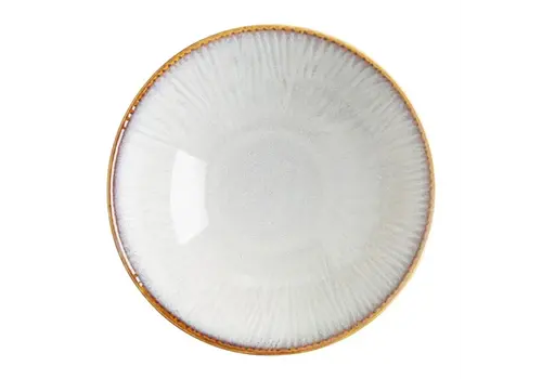  Olympia Coquilles grises coupées avec relief, 205 mm, lot de 4, 6,5 h x 20,5 Ø cm 
