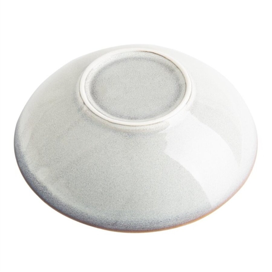Coquilles grises coupées avec relief, 205 mm, lot de 4, 6,5 h x 20,5 Ø cm
