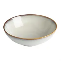 Graue, schlichte Coupe-Schalen 205 mm, 4er-Pack, 6,5 h x 20,5 Ø cm