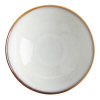 Graue, schlichte Coupe-Schalen 205 mm, 4er-Pack, 6,5 h x 20,5 Ø cm