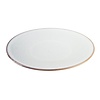 Assiette plate grise unie 280 mm, lot de 4, 3hx 28Øcm