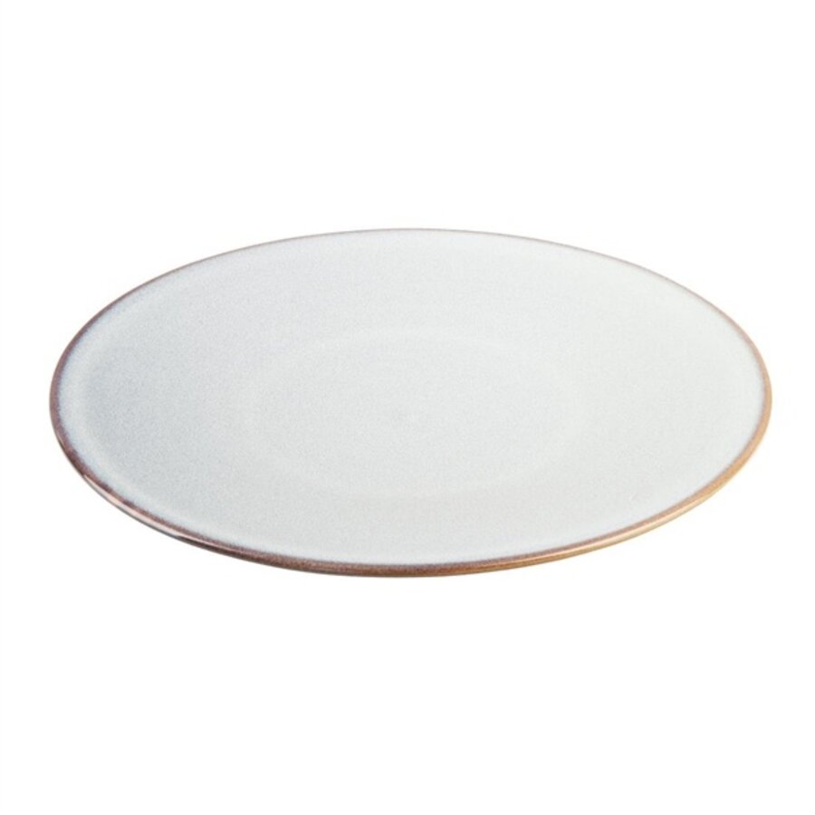 Grauer schlichter Coupeteller 280 mm 4er-Pack 3hx 28Øcm
