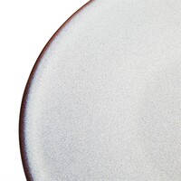 Grauer schlichter Coupeteller 280 mm 4er-Pack 3hx 28Øcm