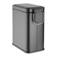 Poubelle de salle de bain mince noire 5 litres 31,5 h x 28,5 b x 16 d cm