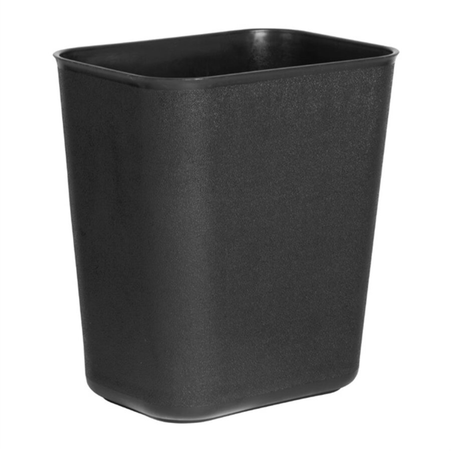 Poubelle d'hôtel/bureau 8 litres noire 26,5 h x 24 bcm