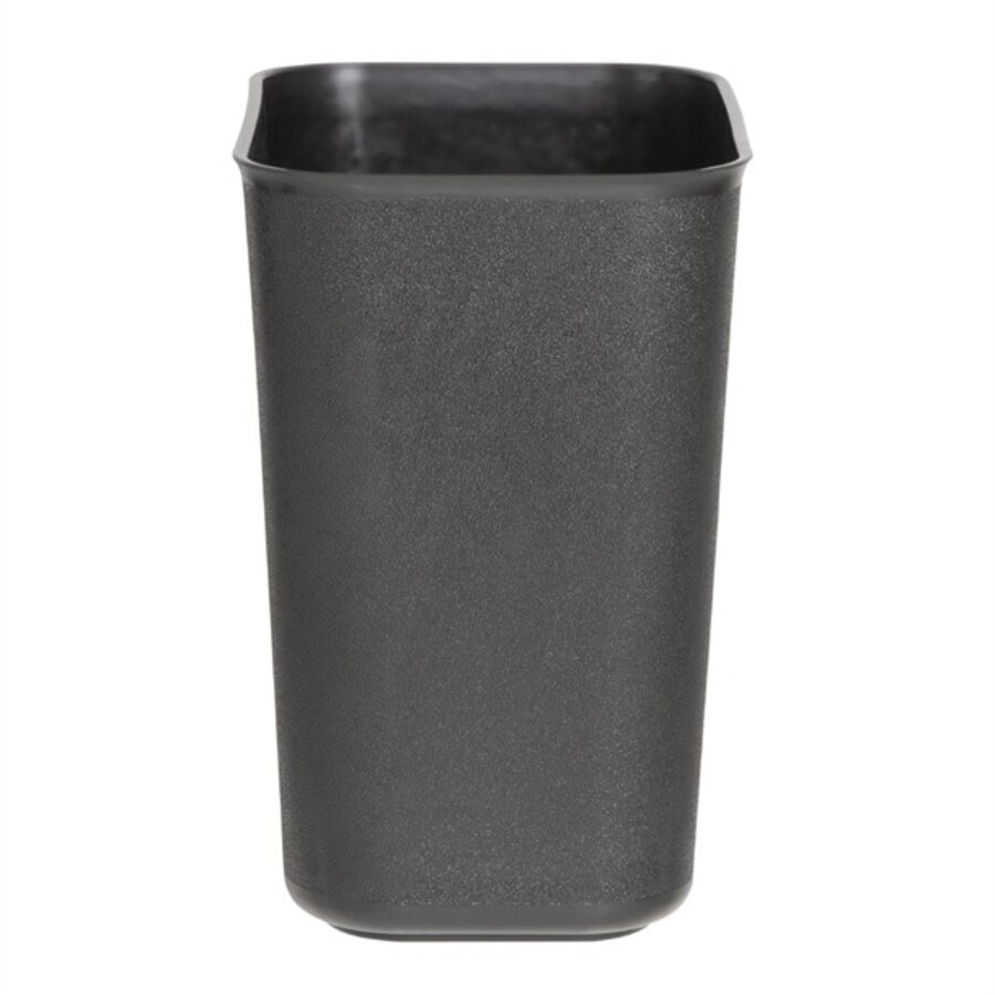 Poubelle d'hôtel/bureau 8 litres noire 26,5 h x 24 bcm