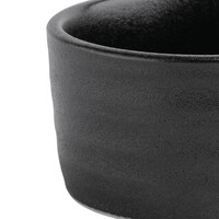 Stained zwart dip schaaltje - 67mm doos 12