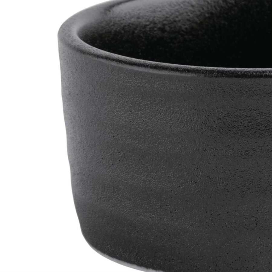 Bol à trempette teinté noir - 67 mm, boîte de 12