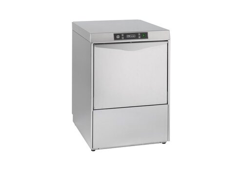  Combisteel Lave-vaisselle à chargement frontal en acier inoxydable avec distributeur de savon, dimensions : 600 x 630 x 814 mm 