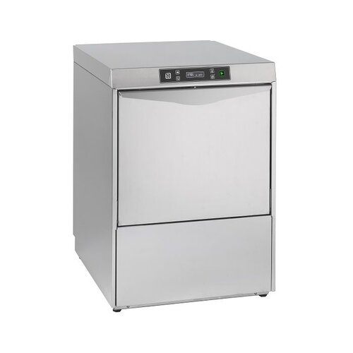  Combisteel Lave-vaisselle à chargement frontal en acier inoxydable avec distributeur de savon, dimensions : 600 x 630 x 814 mm 