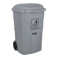 120Ltr Container Met Voetpedaal Grijs