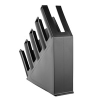 Kristallon Cup Holder 4-Slots Polypropylene Black