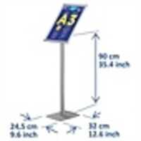 Menu standard with hinged frame A3 25mm