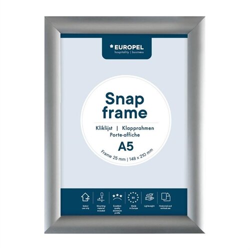  Europel Menüliste A5 25mm Silber 