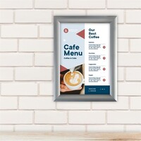 Liste de menus A5 25 mm Argent