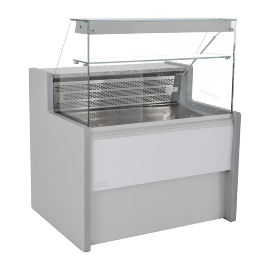 Kühlvitrine 121,5h x 100b x 79tcm Grau 1000mm