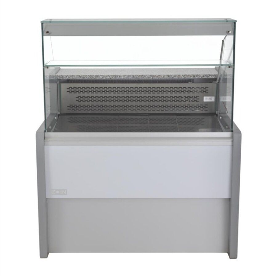 Kühlvitrine 121,5h x 100b x 79tcm Grau 1000mm