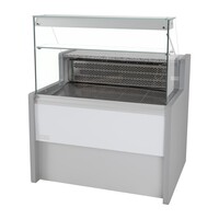 Refrigerated display case 121.5h x 100b x 79dcm Grey 1000mm
