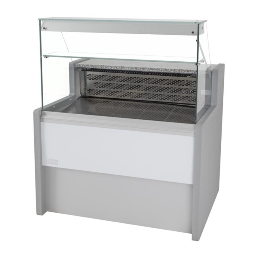 Kühlvitrine 121,5h x 100b x 79tcm Grau 1000mm