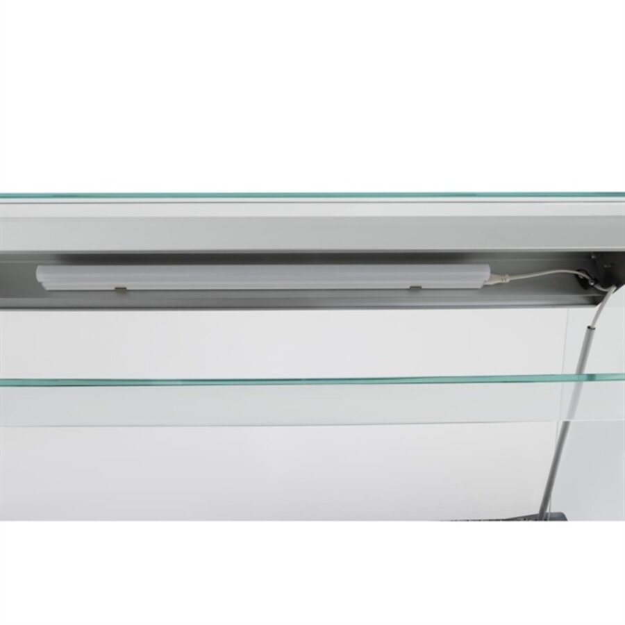 Kühlvitrine 121,5h x 100b x 79tcm Grau 1000mm