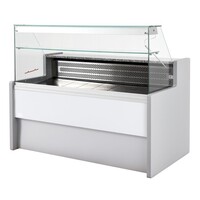 Refrigerated display case 121.5h x 150b x 79dcm Grey 1500mm