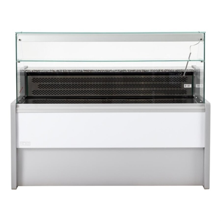 Vitrine réfrigérée 121,5 h x 150 l x 79 p cm Gris 1500 mm