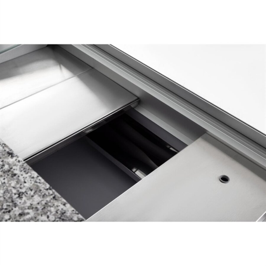 Kühlvitrine 121,5h x 150b x 79tcm Grau 1500mm