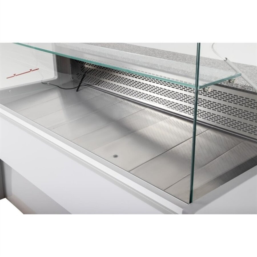 Vitrine réfrigérée 121,5 h x 150 l x 79 p cm Gris 1500 mm